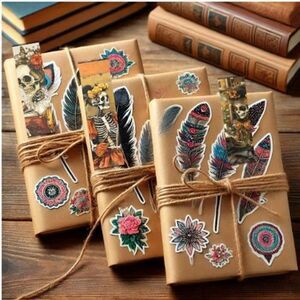 Vintage Blind date with a book.  Vintage books